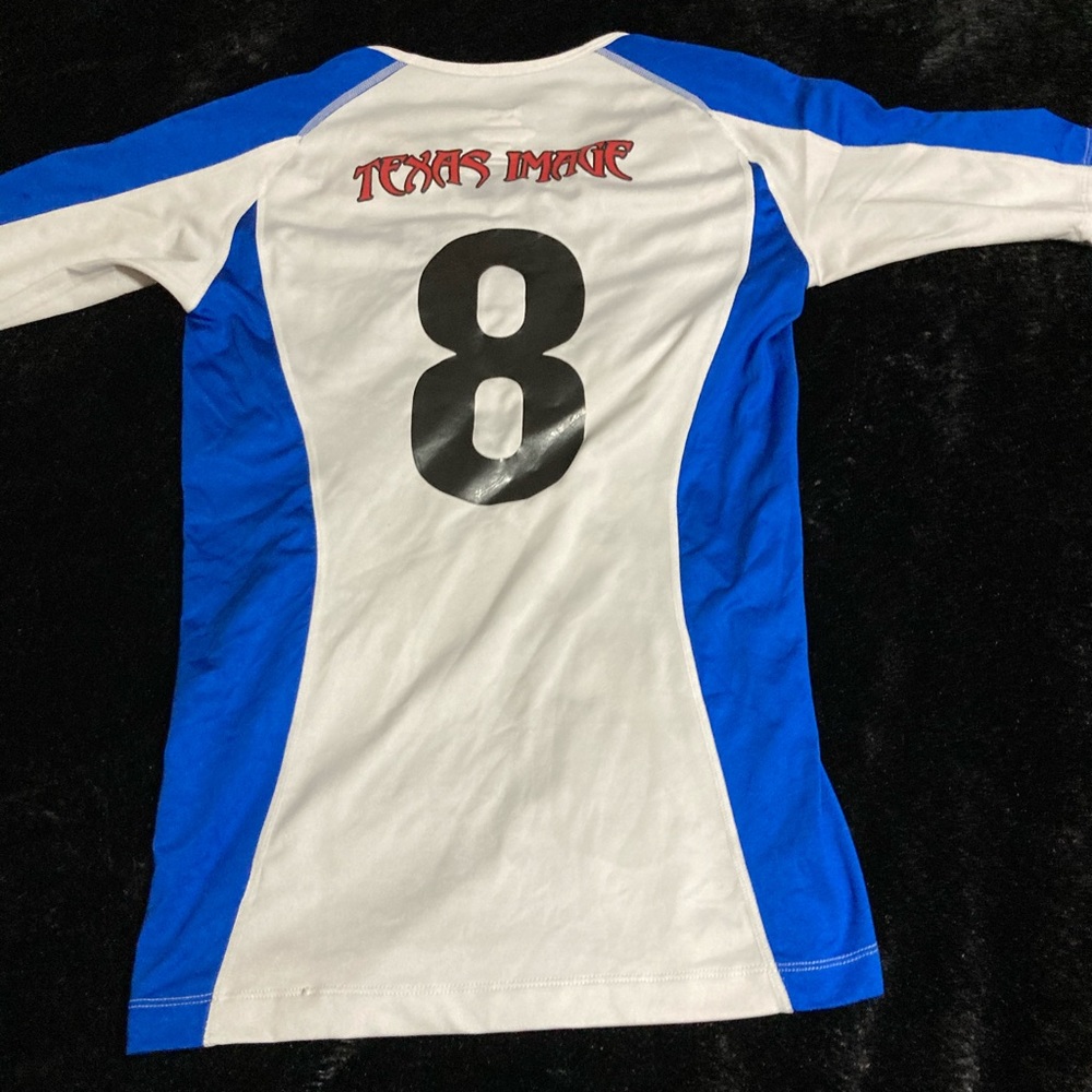 Texas image volleyball shirt